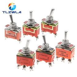 トグルオン,15a,250v,E-TEN1322 1021 1122,3ピン,オン/オフスピストロッカー,6ピン,オン,dpdt,防水ca,1個