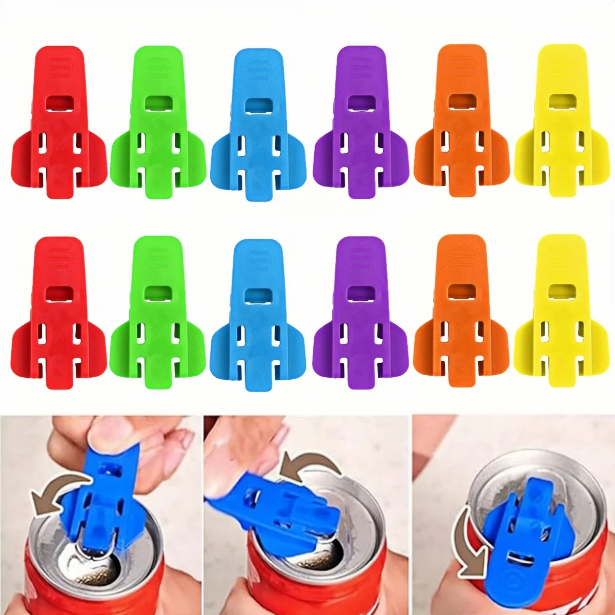 Abridor de botellas portátil Simple, abridor de latas fácil reutilizable, abridor de bebidas sellado, cerveza, Cola, removedor de tapa, suministros de cocina, herramientas de Camping
