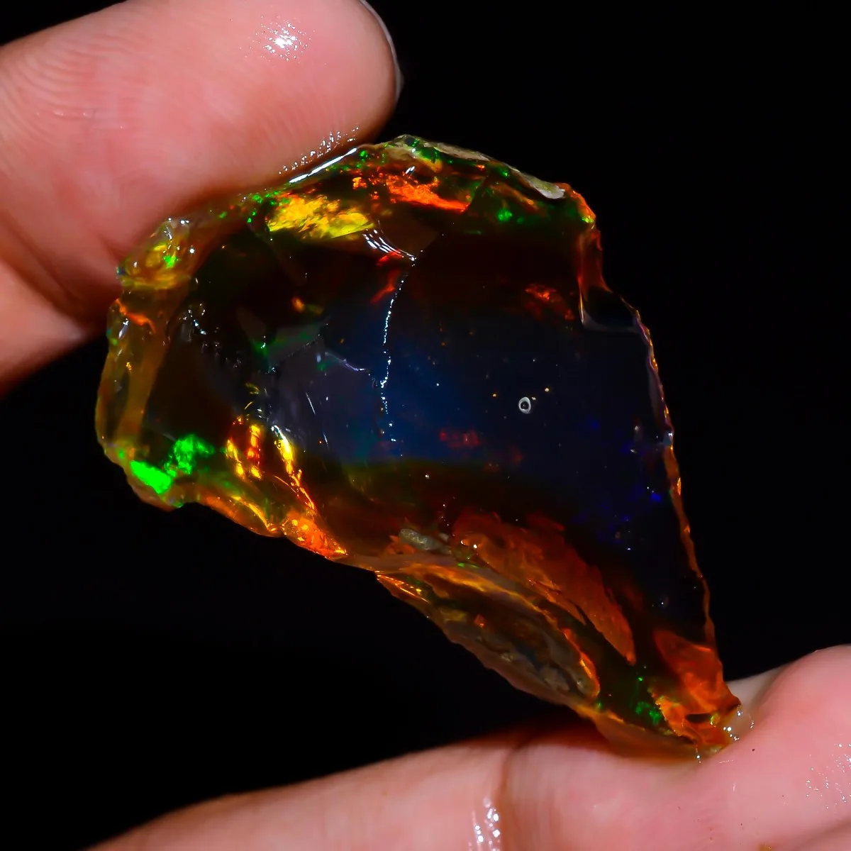 Ethiopian Welo Opal 25-80CT Rough Fire Opal Loose Stone Pendant Making Randomly Selected One
