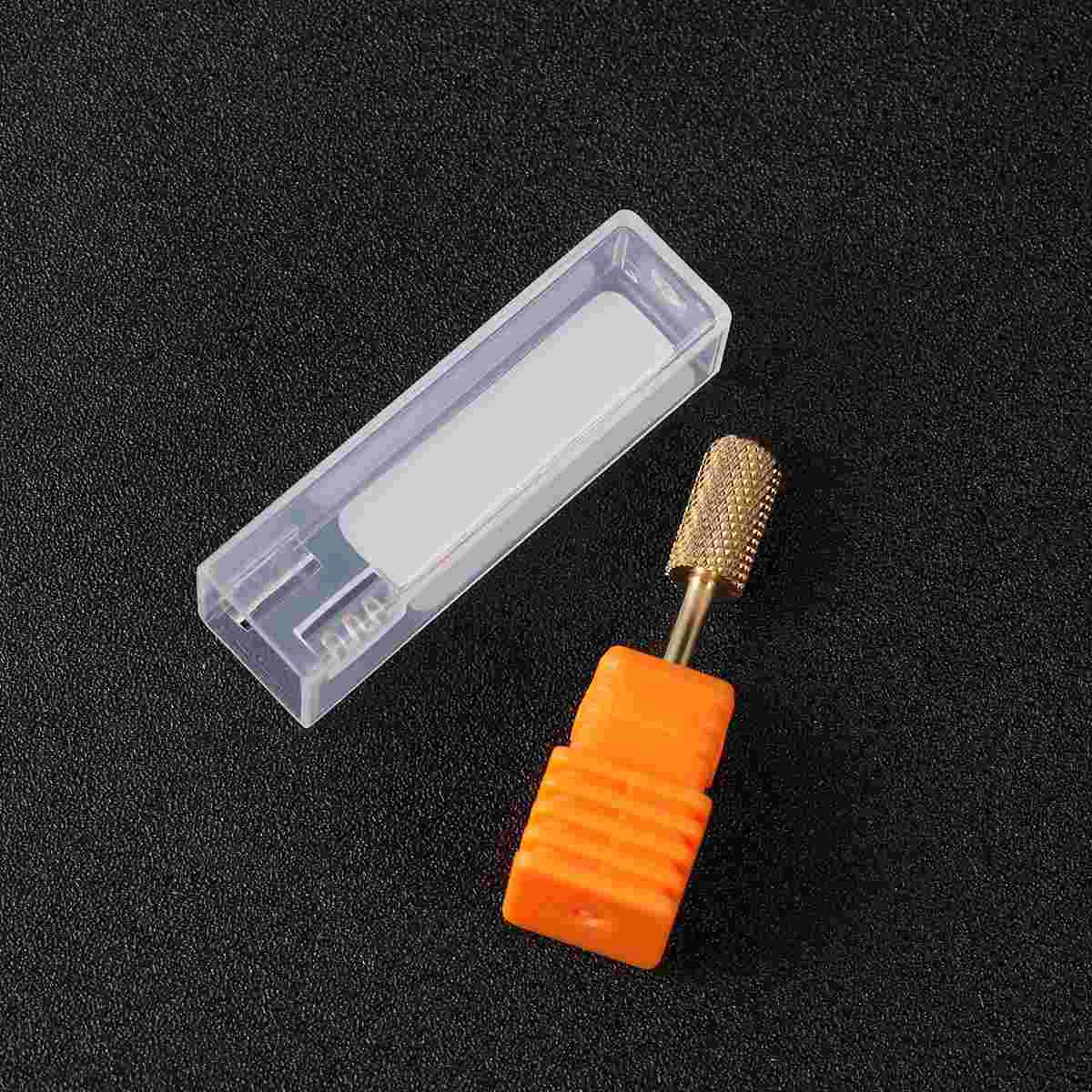 Electric Nail File Steel Drill Broach Kits Gold Plating Bit Replacement Manicure Suite