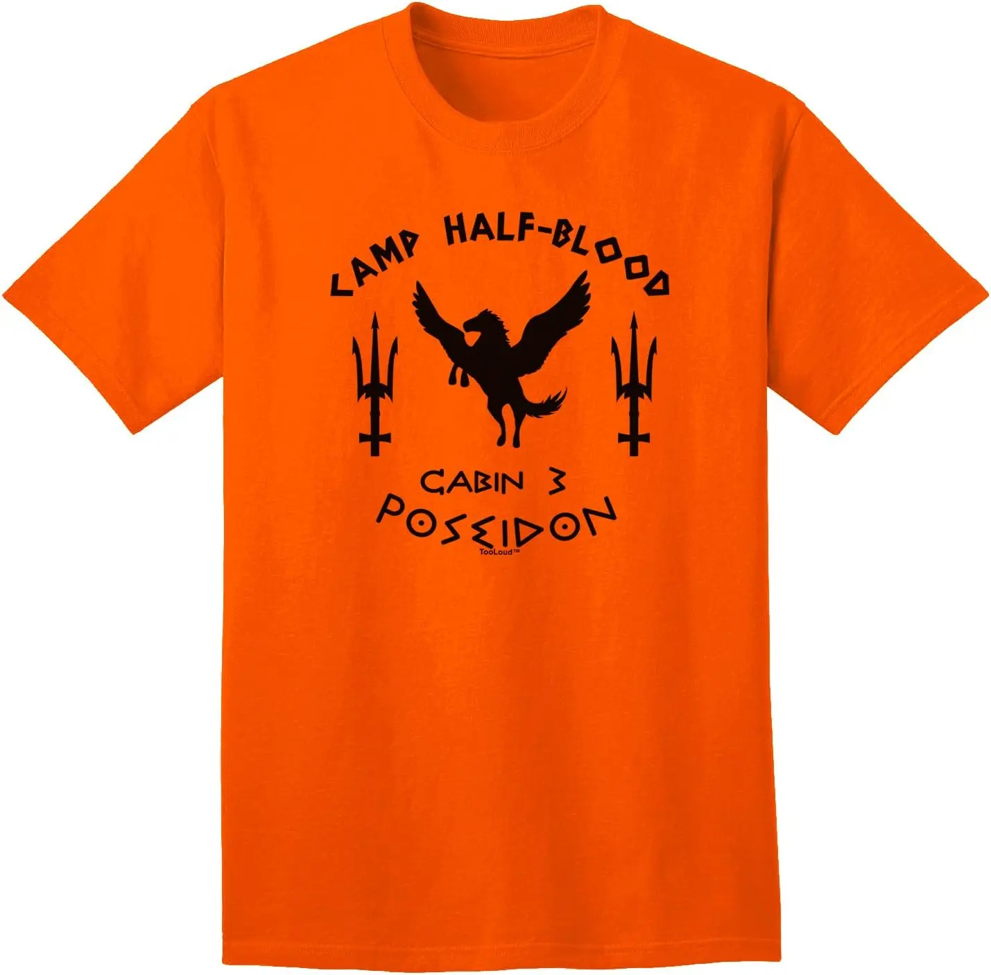 TOOLOUD Cabin 3 Poseidon Camp Half Blood Adult T-Shirt