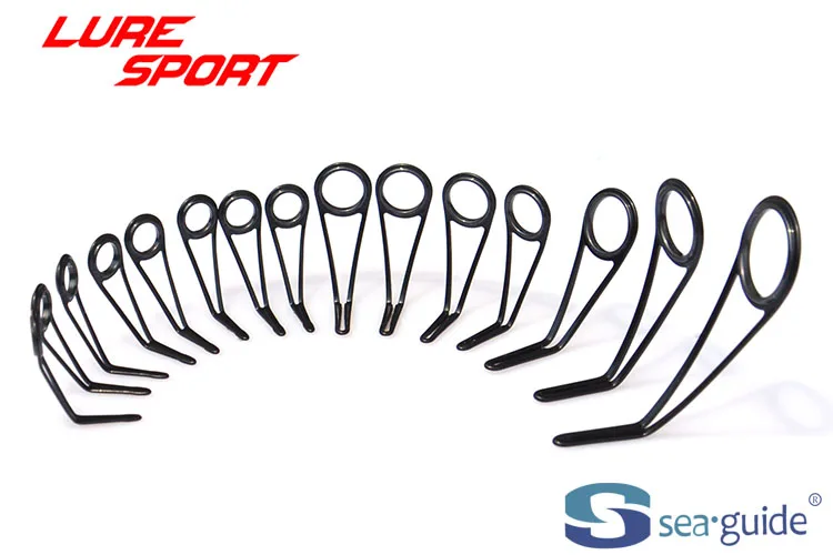 SeaGuide 15pcs BHLRSG Guide Set Steel Black Frame RS Ring Rod Building component Repair DIY Accessory SeaGuide