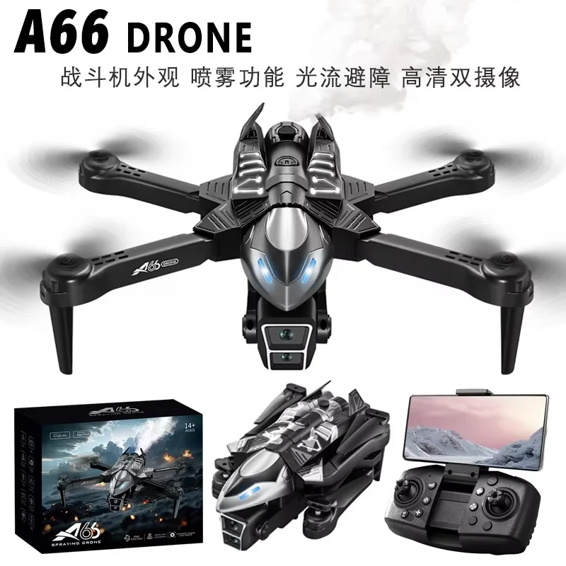 

A66 Spray UAV HD Aerial Photography RC Quadcopter with Obstacle Avoidance 4-Axis Stability Remote Control Aircraft Toy