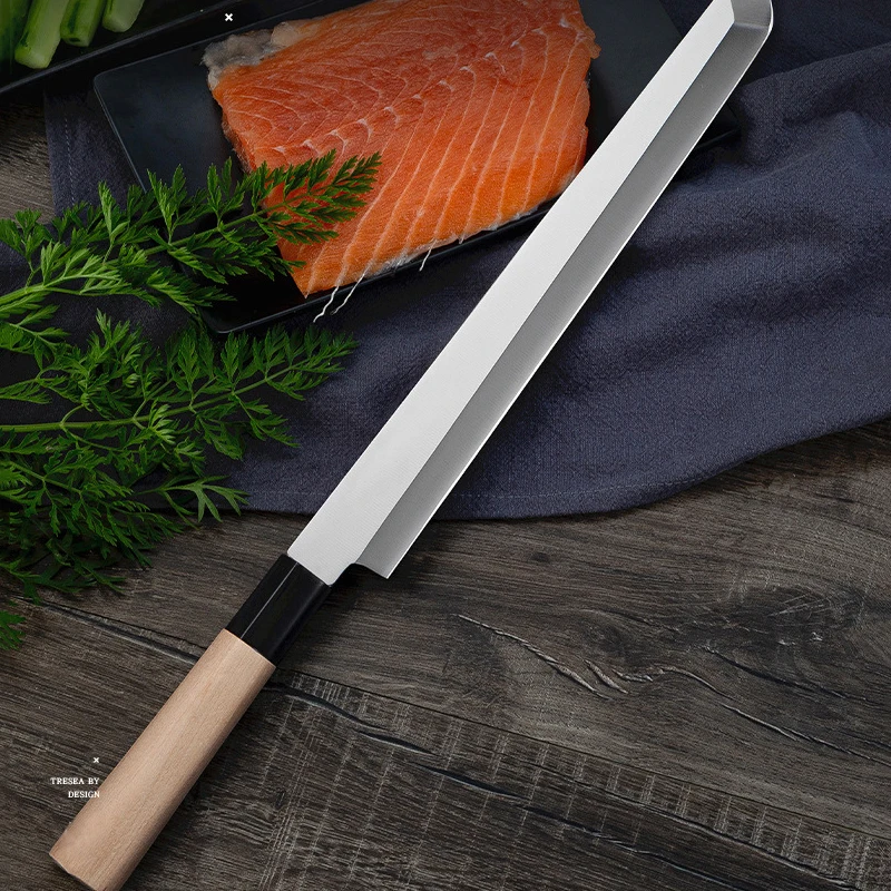 50Cr15Mov Steel Japanese Sashimi knife Cooking Sushi Fish knife High Hardness Cooking Knives