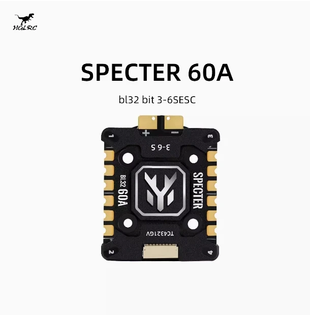 Spectre 60A BL32 4 In1 미니 ESC G071 128K 통합 CNC 방열판 20x20mm 3-6S FPV 프리스타일 DIY 부품용