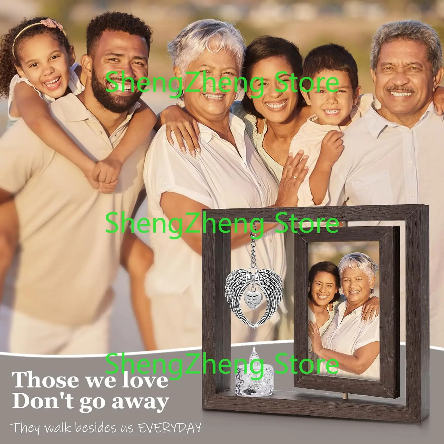 Sympathy Gifts Memorial Picture Frame for Loss of Loved One - Mom, Dog in Loving Memory Frame, Condolences Gift Loss