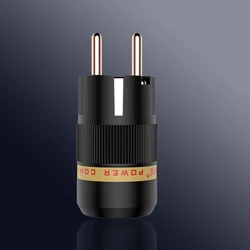 Viborg VE501+VF501 Pure Copper Schuko Power Plug Connector +IEC Female Connector Plug HIFI