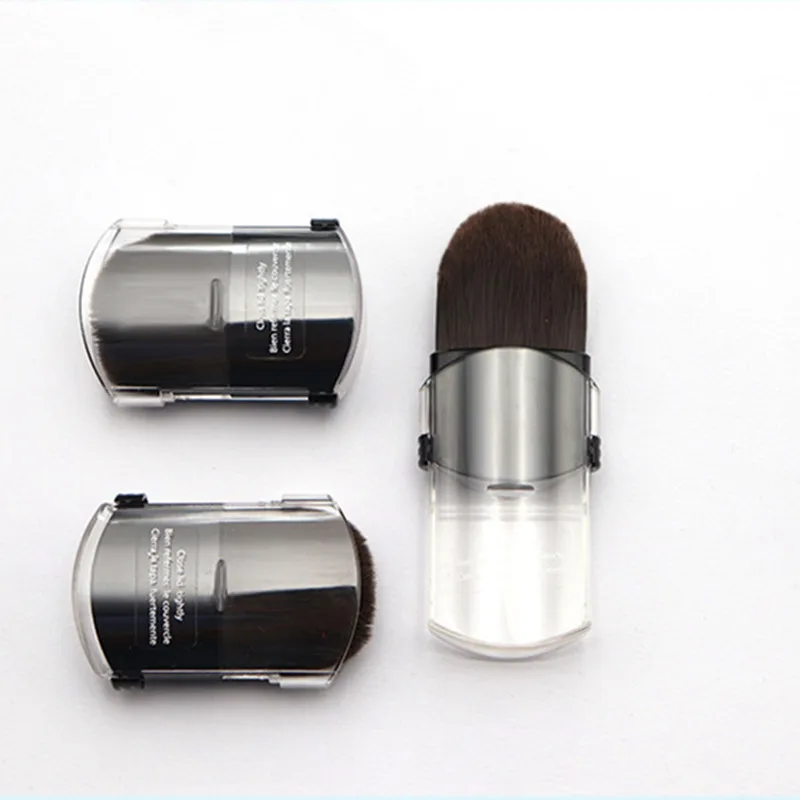 1PC Retractable Makeup Brushes Portable Cheek Loose Powder Brush Beauty Fix Make UpTools Single Cosmetics Brushes for travel