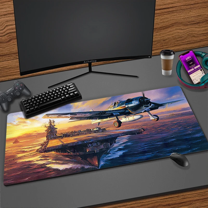 Uçak uçuş bulutlar oyun Mouse Pad bilgisayar Mouse pad oyun dizüstü bilgisayar faresi Mat ofis pad ped klavye matı masa pedi