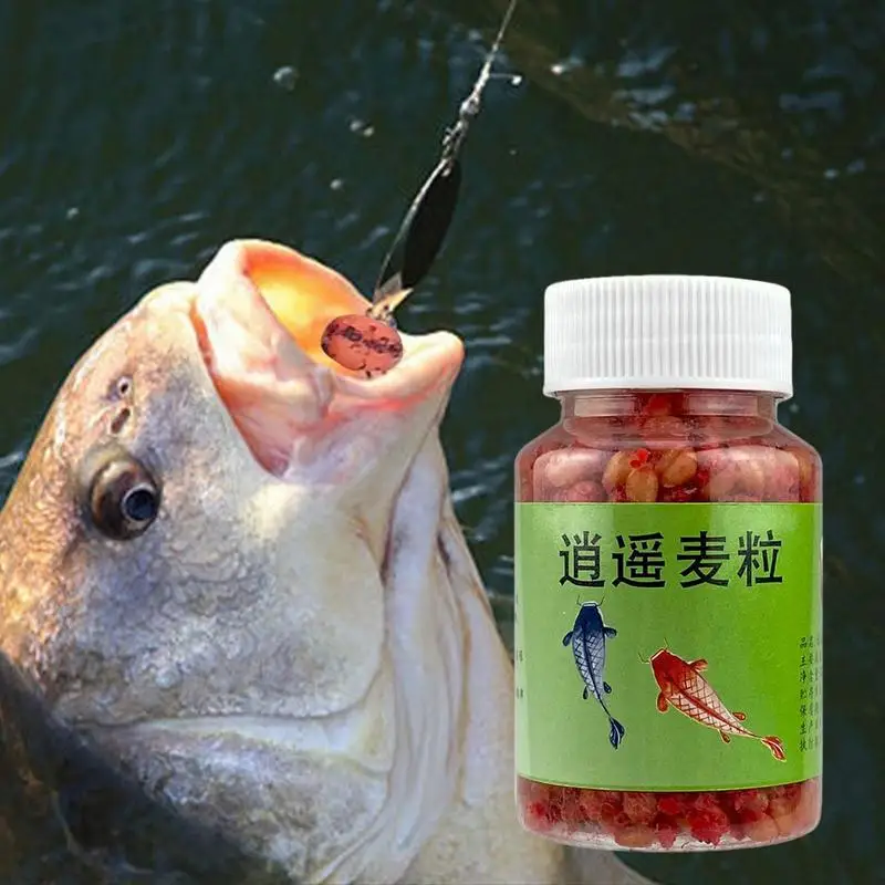 Fish-baiting Wheat Grain 52g Skinned Wheat Grains Effective Fish Lure Additive Fishing Baits Wheat For Herring Grass Carp