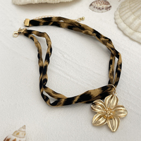 7 Styles Ethnic Multilayer Velvet Chain Necklace Women 2025 New Fashion Metal Conch Starfish Heart Pendant Neck Jewelry