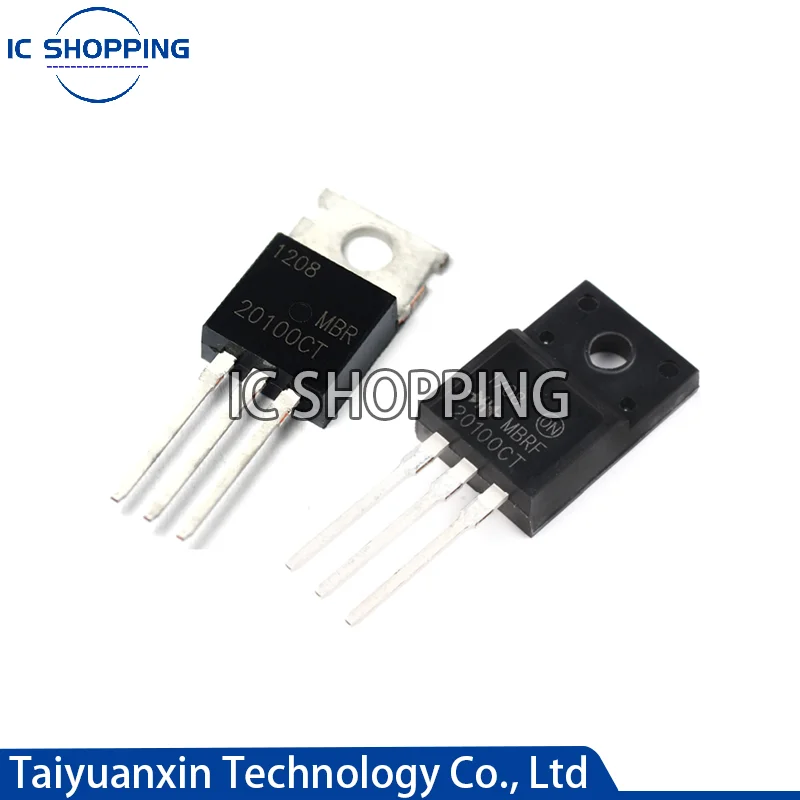 10PCS MBR20100CT MBR20100 MBRF20100CT MBRF20100G MBRF30100CT TO220 TO220F 20100CT B20100G New Schottky Rectifier Diode