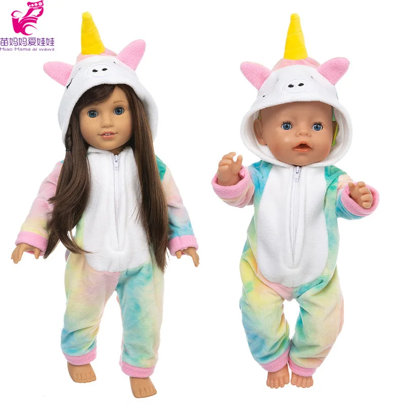 40 Cm Baby Pop Kleding Regenboog Romper Voor Nenuco Ropa Y Su Hermanita 18 Inch American Og Meisje Pop Outfit Set