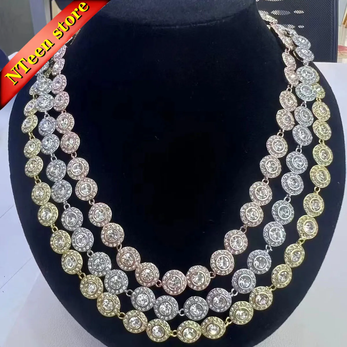 

Original Angel Necklace Boutique Jewelry Set ANGELIC Series Crystal Charm Women's Earrings Ring Bracelet Party Gift Band Logo