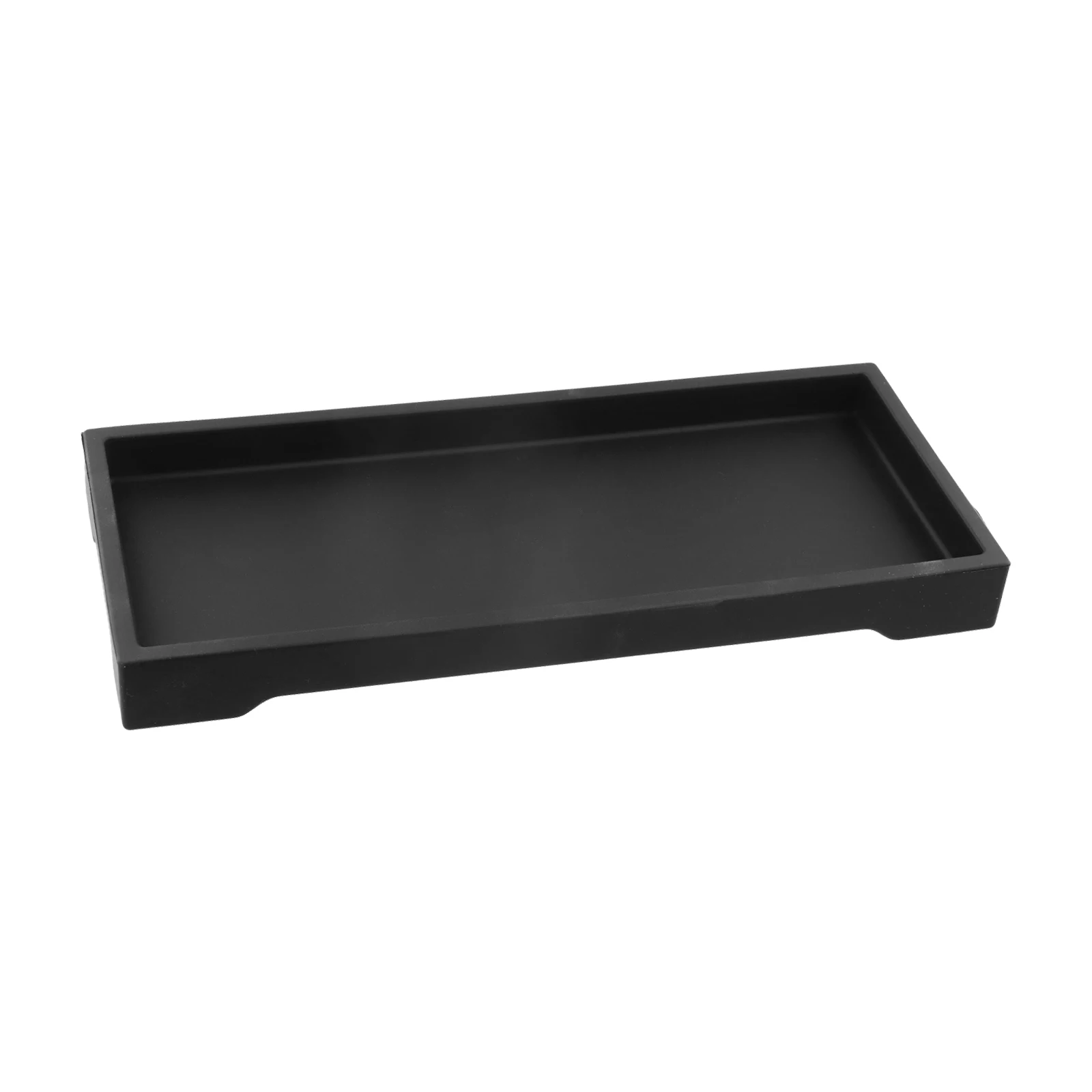 

Elegant Silicone Bathroom Vanity Tray for Organizing Sink and Countertop Items Waterproof and Slip Resistant Features