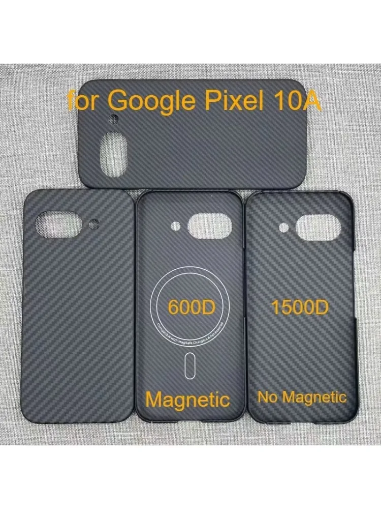 Etui z włókna węglowego do Google Pixel 10A, magnetyczne etui, osłona z włókna aramidowego, ultracienka ochronna obudowa na telefon komórkowy, akcesorium. — zdjęcie produktu 7