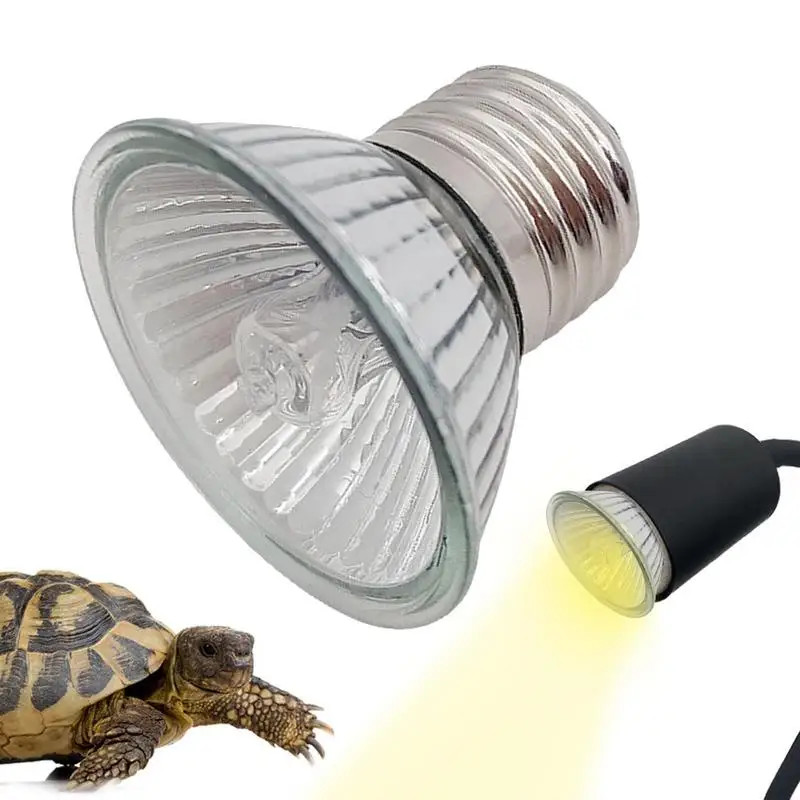 UVA UVB Reptile Light Basking Light UVA Reptile Heating Lamp Dimming Turtle Reptile Heating Bulb With 360 Rotatable Hose