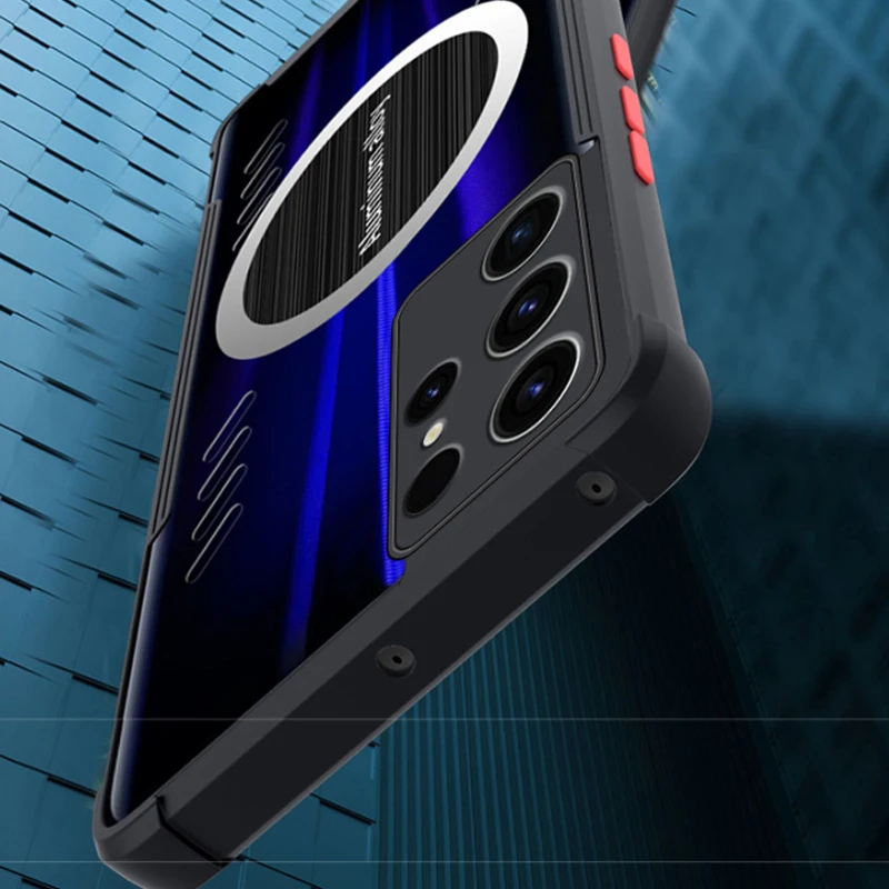 For Galaxy S23 Plus Graphene Vent Hole Case For Samsung S23 Ultra S23+ Heat Dissipation Breathable with Radiator Cooling Fan view 5