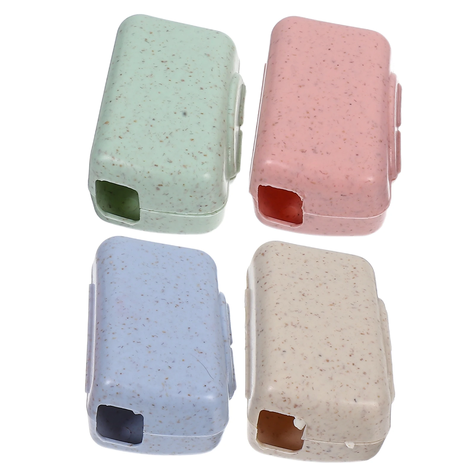

4pcs Lightweight Cover Holder Toothbrush Cap Dustproof Travel Outdoor Camping Hygienic Toothbrush Cover Holder Protective Cap