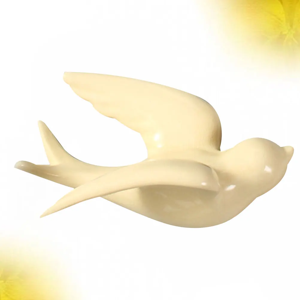 

1Pcs Colorful Ceramic Birds Wall Mounted Hanging Nordic Decorative Hanging for Home Living Room Bedroom Dining Room Wall Decor