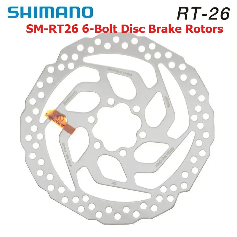 

SHIMANO SM-RT26 6-болтовые дисковые тормозные диски - 160 мм/180 мм для гидравлических дисковых тормозов горного велосипеда