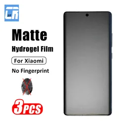 1-3Pcs Anti-Glare Matte Hydrogel Film For Xiaomi 14 13 Ultra Full Cover Screen Protectors For Xiaomi 13T 12T 11T Pro Not Glass