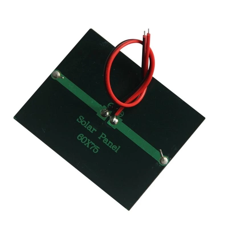 3V 0.6W Solar Panel Cell With Wire Polycrystalline Solar Cells Charging Panel JOMD