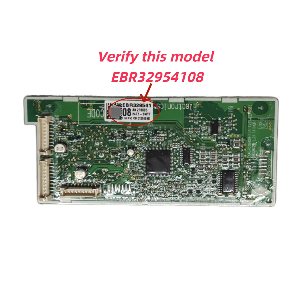 

Плата управления для стиральной машины LG EBR32954108, основная плата управления, компьютерная плата, панель управления с кнопками.