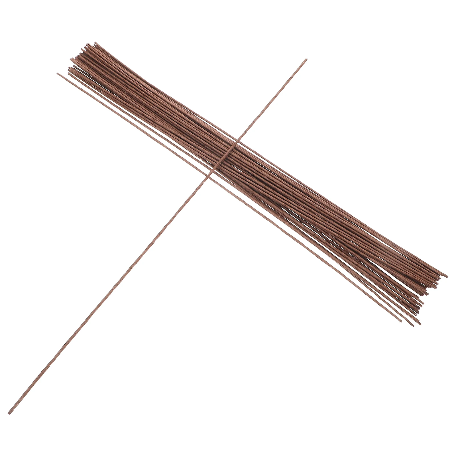 

200 Pcs Paper Wrapped Iron Wire for Artificial Flowers Stems Green Floral Wire Ideal for DIY Floral Arrangements Decorative