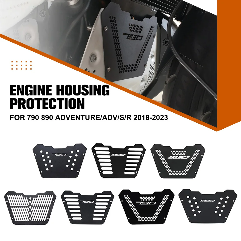

FOR 790 890 ADVENTURE/ADV/S/R 2018 2019 2020 2021 2022 2023 Motorcycle Accessories Engine Cover Fan Protector Radiator Guard