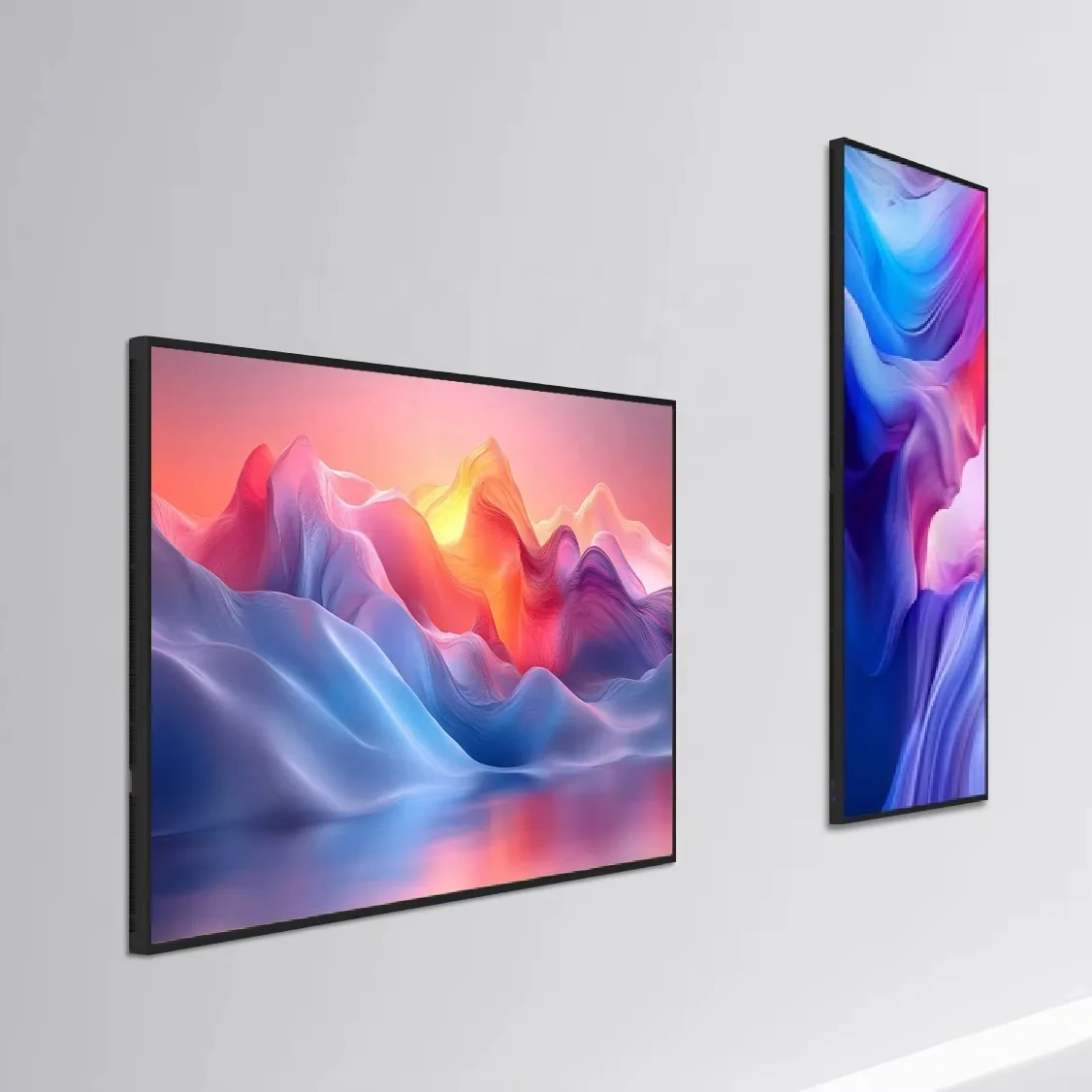 

Цифровая рекламная панель 4K Ultra-HD для розничных магазинов с возможностью переключения режимов портретной и ландшафтной ориентации, система рекламных дисплеев для ресторанов