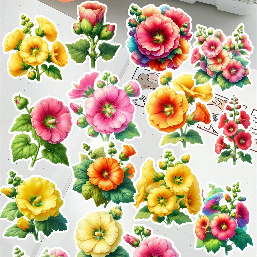 

19Pcs DIY Cute lovely flower Stationery Stickers Hand-Drawn Paris Daily Life, Planner, Journal Decoration planner stickers