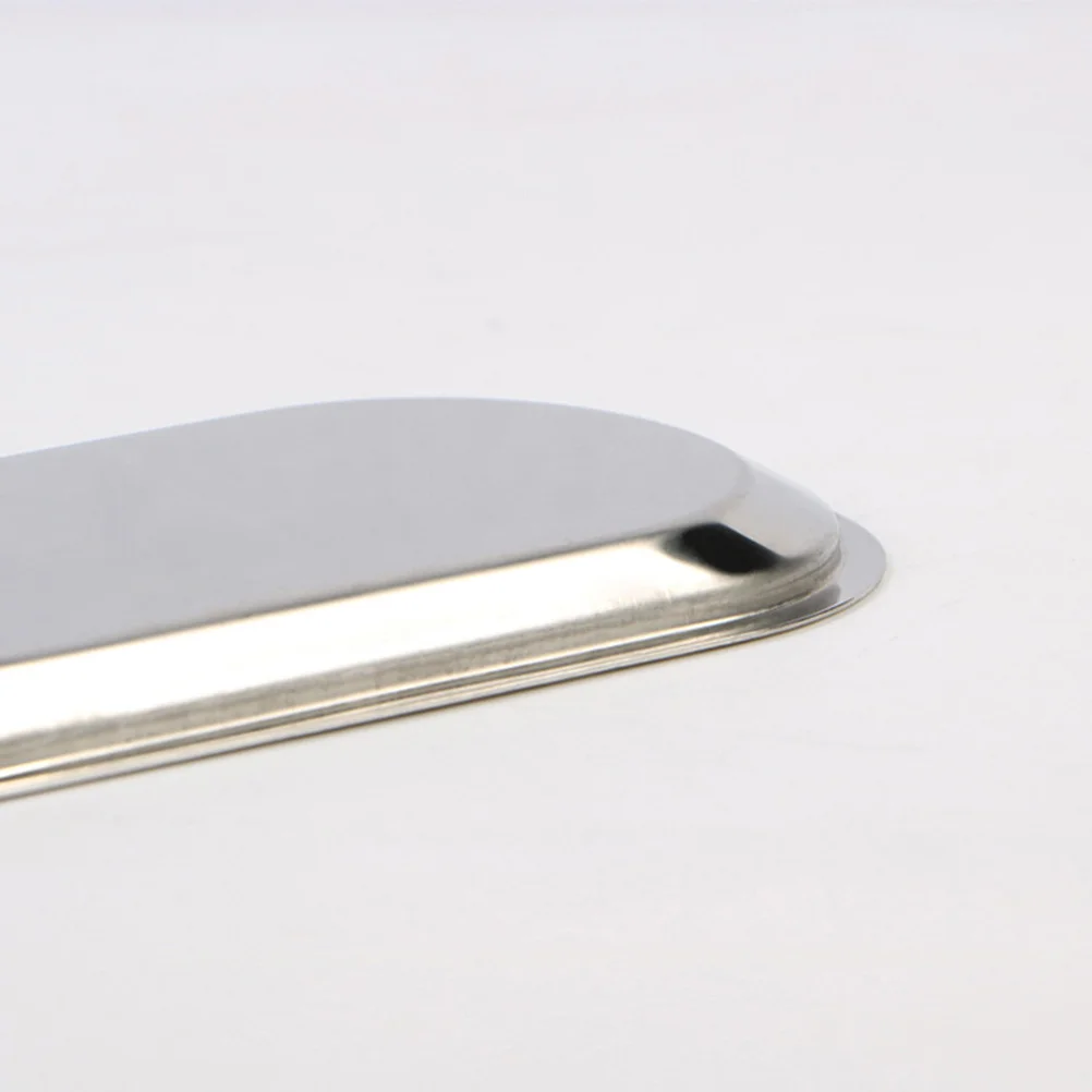 

2 pcs Stainless Steel Tray 201 Large Dental Instrument Organizer Reusable Autoclavable For Surgery Tools Fruit Snack Storage