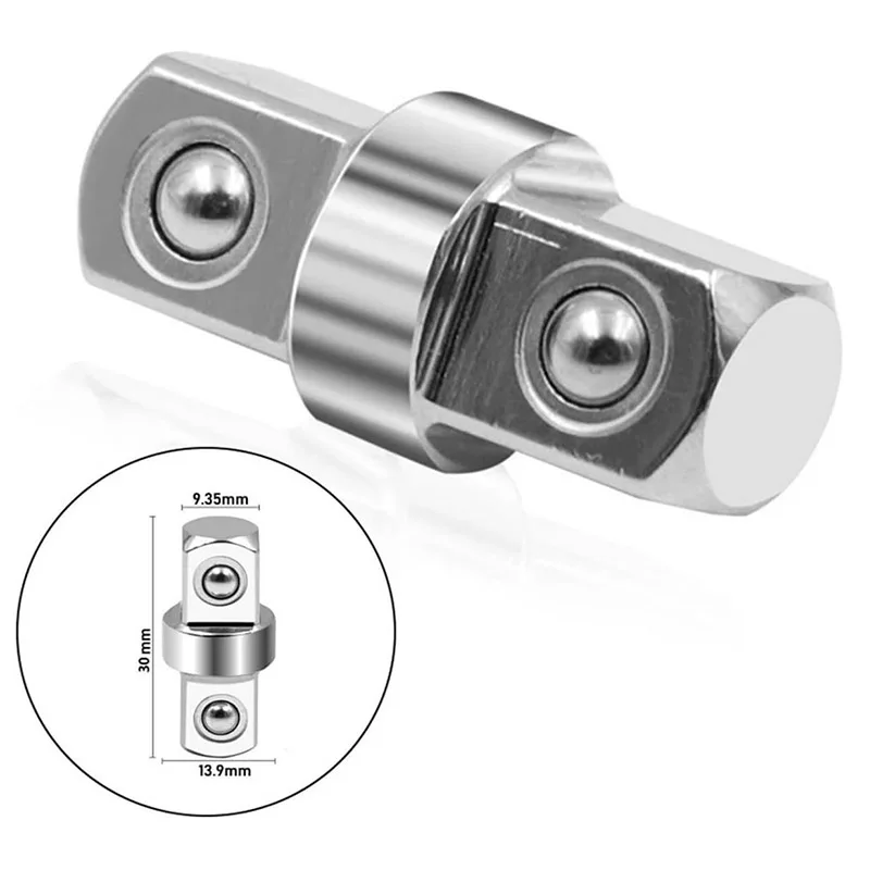 3/8 Double-Head Hex Socket Wrench Adapter Extension Rod Driver Conversion Tool Drill Bit Sockets Adapter Hand Tools