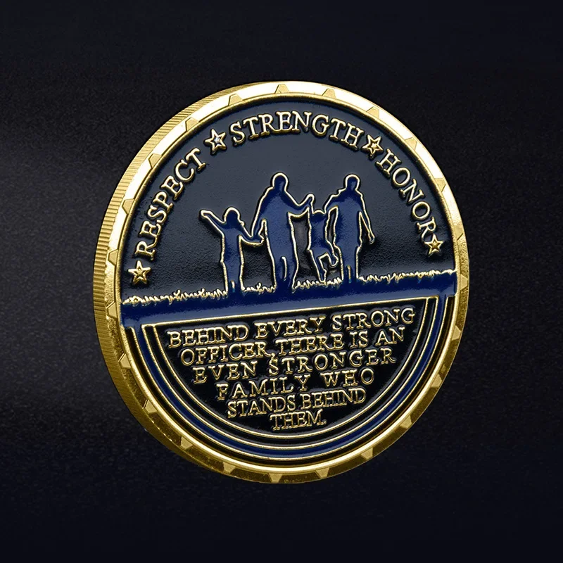 U.S. Military Commemorative Coins Officers Moms Women Police Officers Collectible Coins Medals