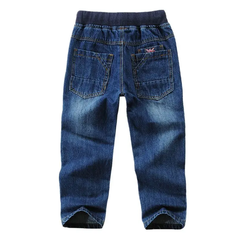 

Kids Jeans Europe and America Fashion Classic Design Children Leisure Denim Pants For Boys 3-14 Years Bowboy Long Trousers