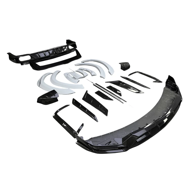 New Arrival 2021 for Cadillac Escalade Body Kit for Mansory Dry Carbon Fiber Wheel Arch Front Lip Side Skirt-Car Bumpers Upgrade