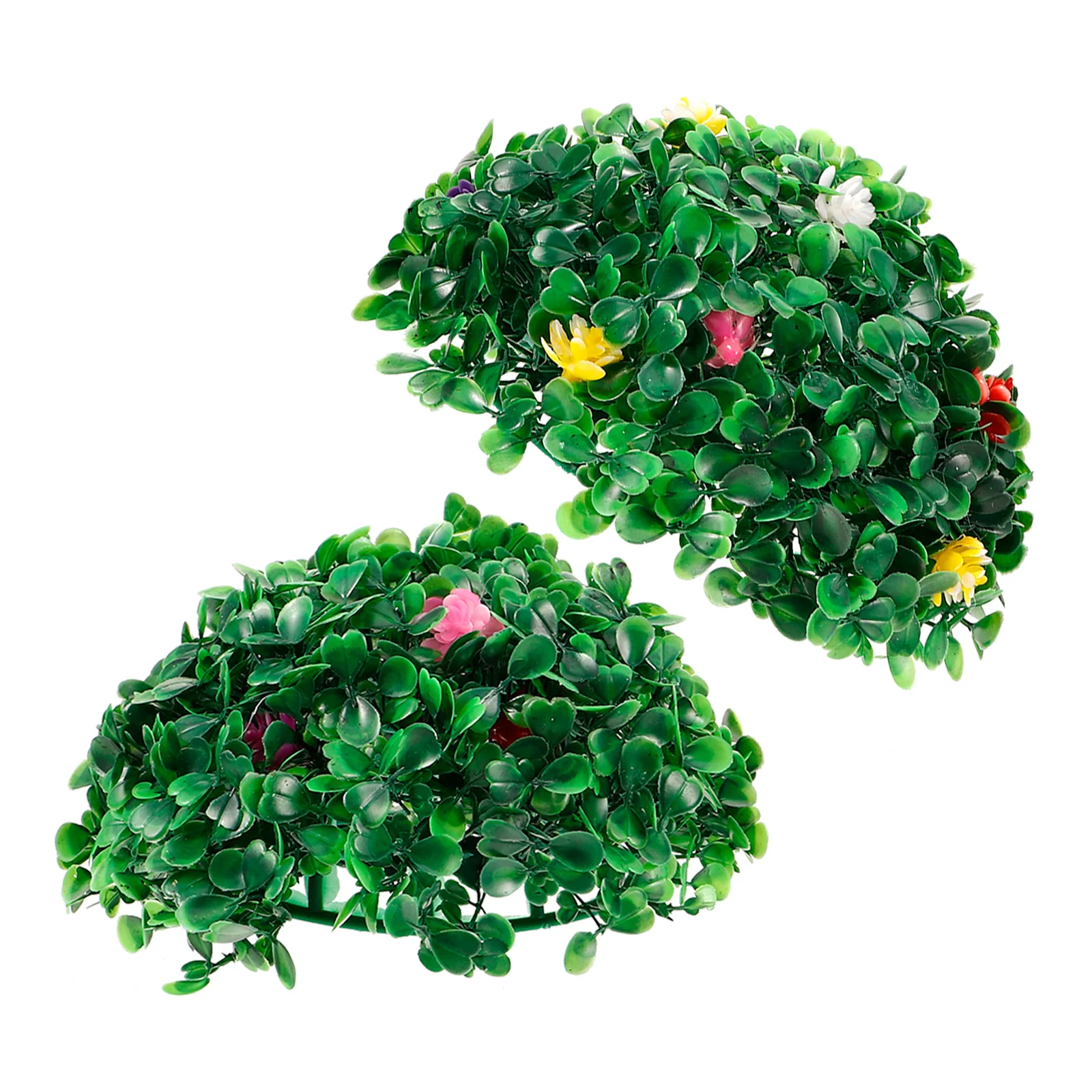 Bola rumput bunga daun hijau bola dekoratif hiasan langit-langit simulasi tanaman palsu Topiary buatan