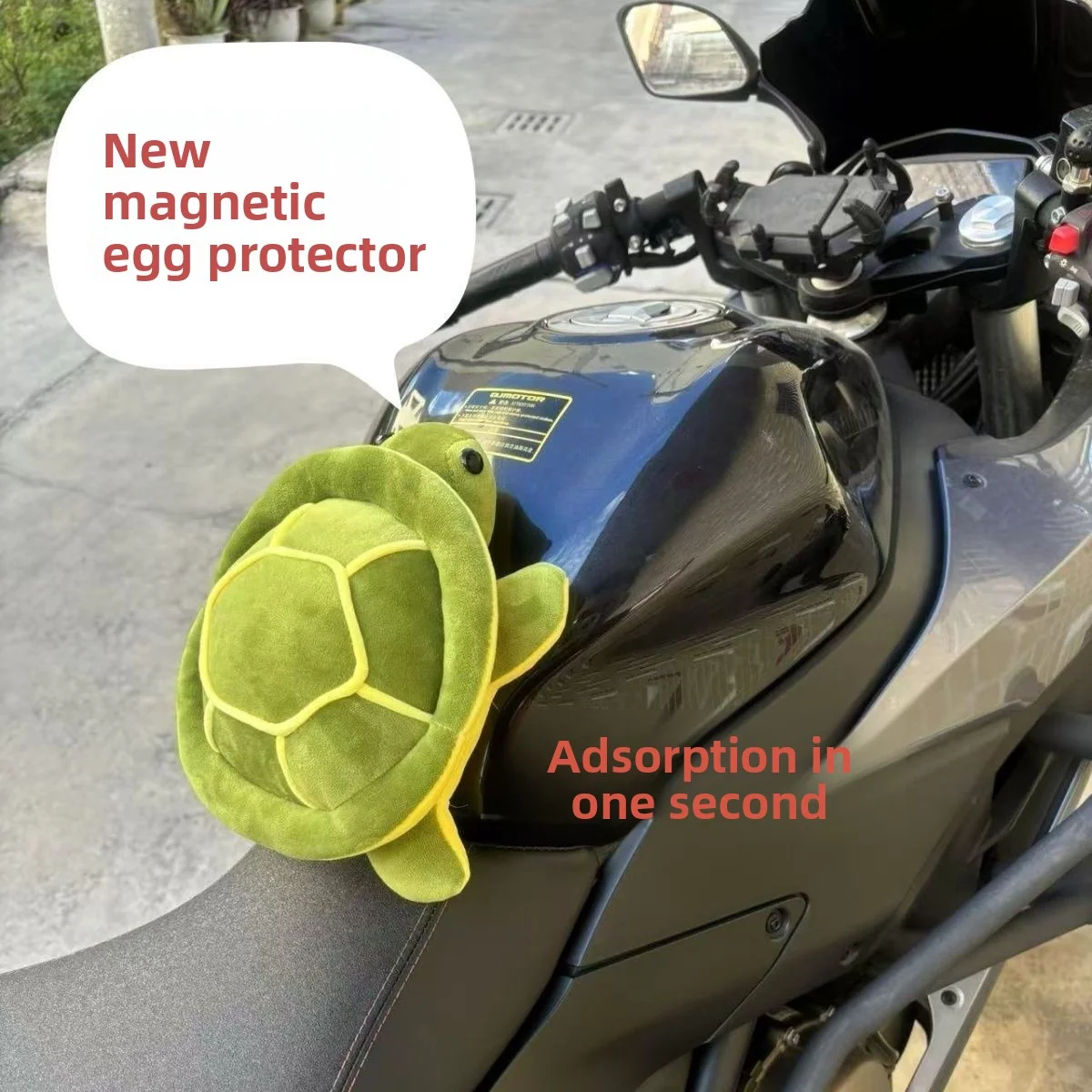 

Motorcycle egg protection pad, three-dimensional turtle crotch cushioning, imitation racing motorcycle anti-collision artifact