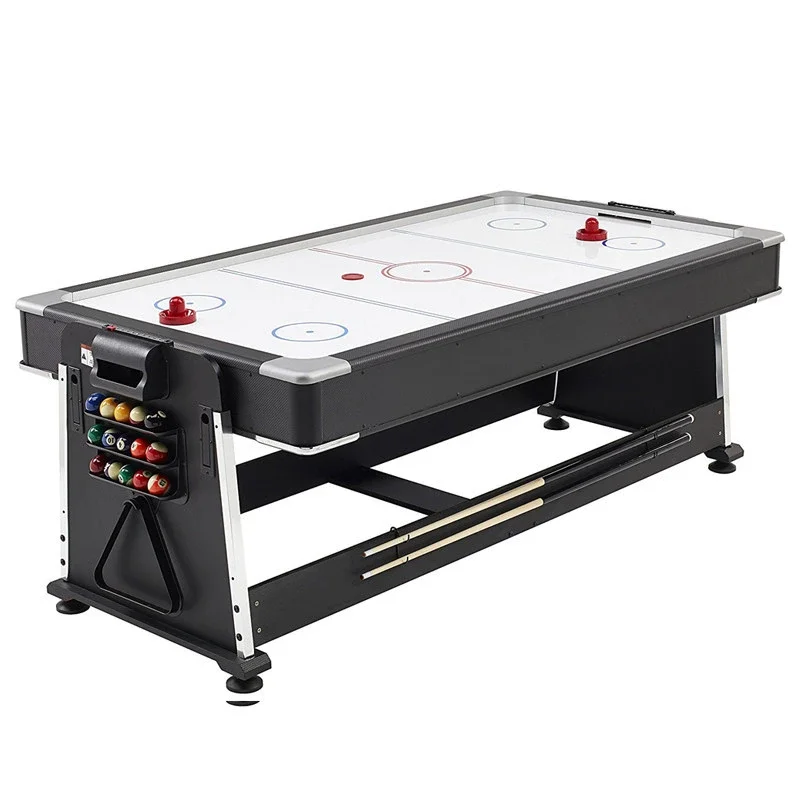 Convertible Cheap Air Hockey Table Game Four-in-one Multi Game Pool Billiard Table With Table Tennis