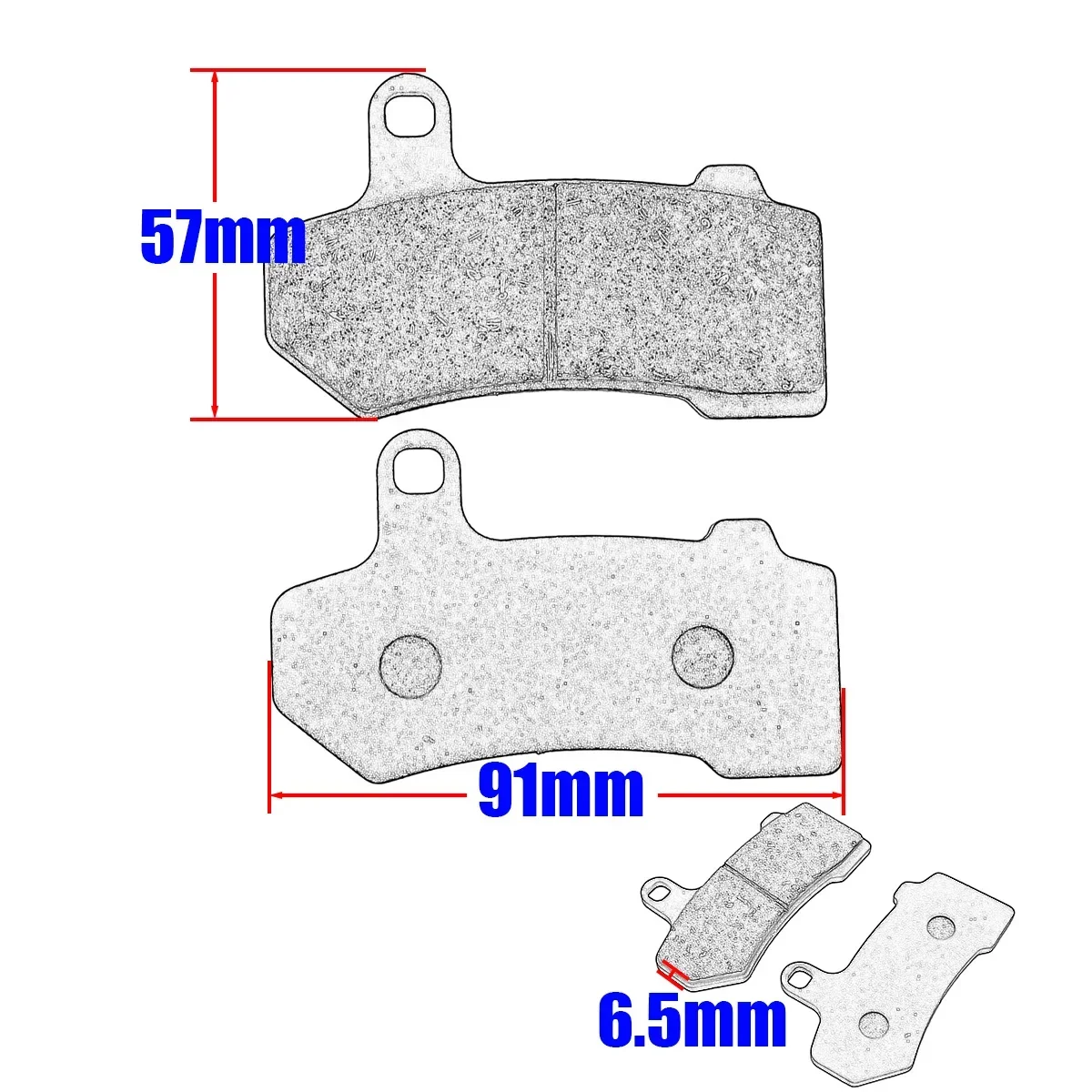 For Harley Davidson Road King Street Road Glide Electra Glide FLHR FLHX FLTR 2008-2018 Motorcycle Front Rear Brake Pads Disks