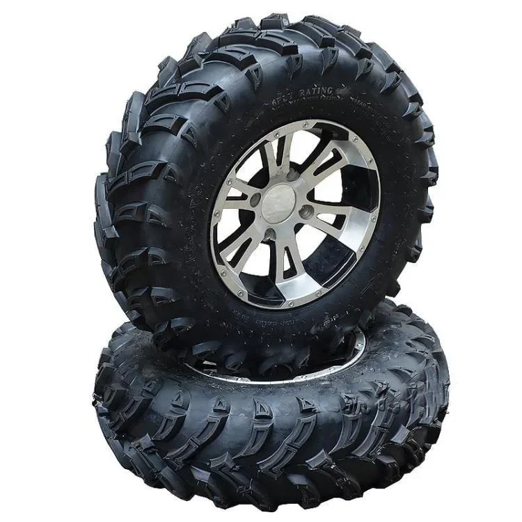 

GO KART KARTING ATV UTV Buggy Dirt Bike 25X8-12 Inch Wheel Tubeless Tyre Tire With Aluminum Alloy Hub