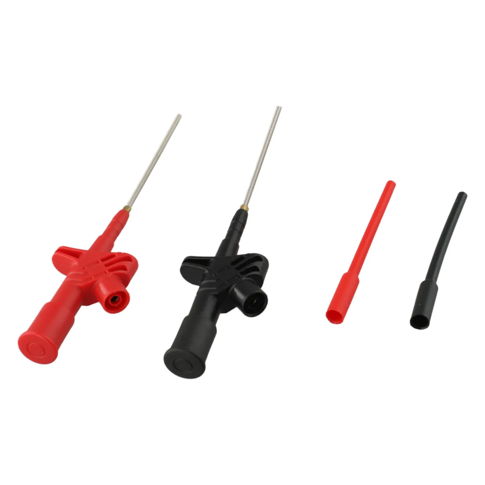 4mm 소켓 프로브 멀티미터 테스트 프로브 편안한 그립 핸들 이중 PVC 절연 편안한 그립 실리콘 프로브