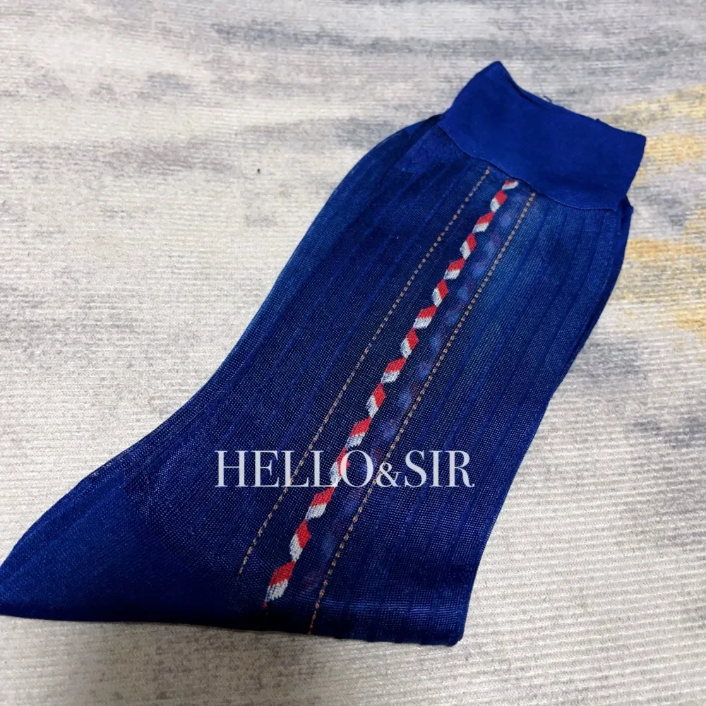 New Dress Socks for Men High Quality Hombre Business Breathable Formal Wear Suit Work Socks Man Sexy Erotic Thin Sheer Stockings