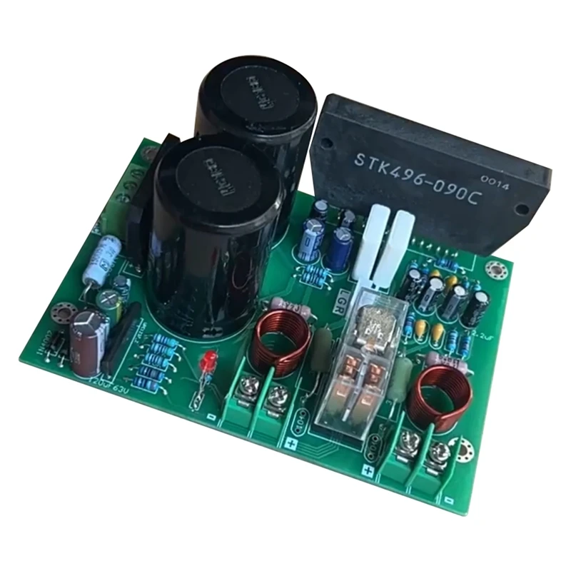 Assembly STK496-090 High-Power Low Distortion 100Wx2 Hifi Stereo Home Audio DIY Amplifier Board