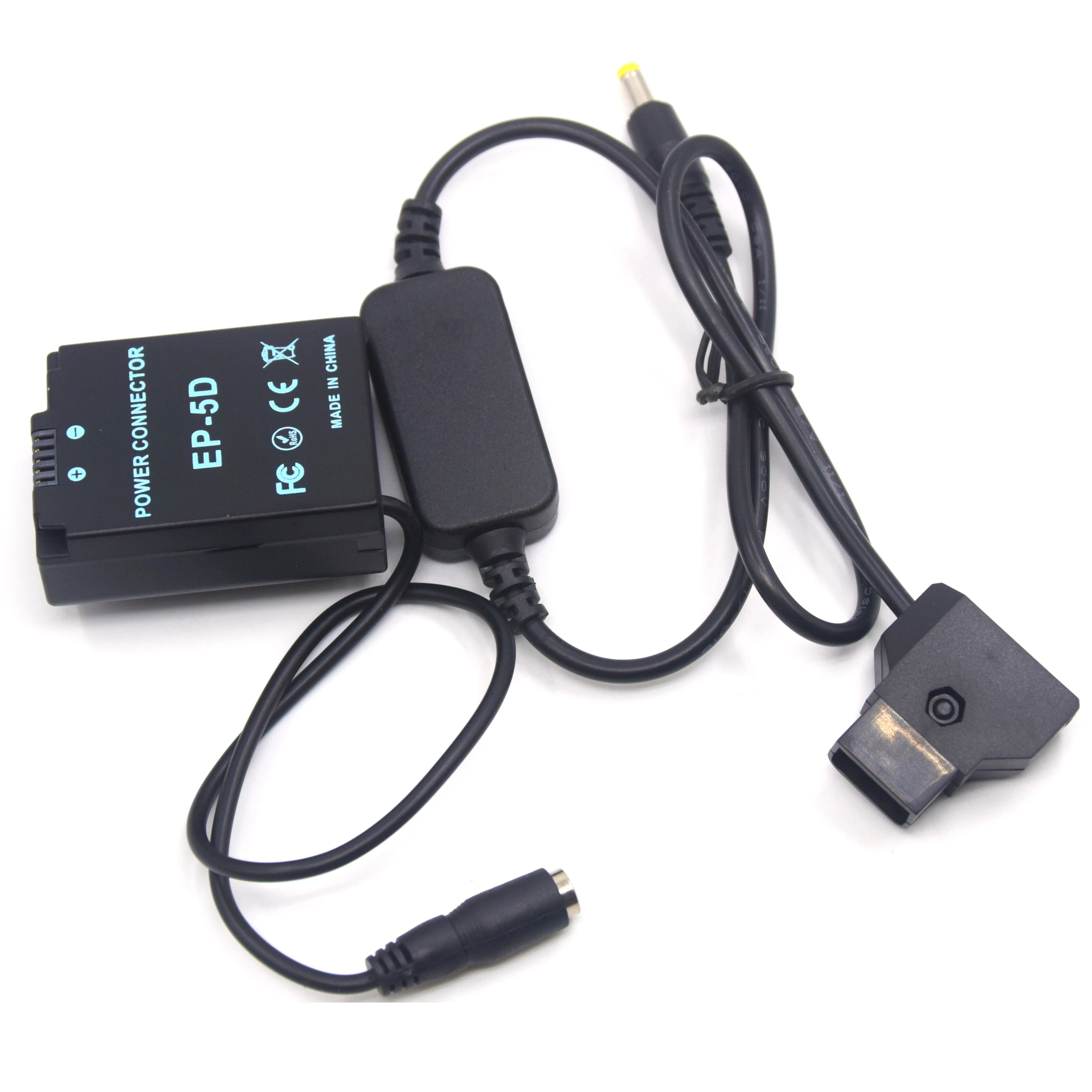 

EP-5D EP5D Соединитель постоянного тока EN-EL21 ENEL21 Фиктивный аккумулятор + понижающий кабель 12–24 В для D-TAP Dtap EH-5A для камер Nikon 1 V2 1V2