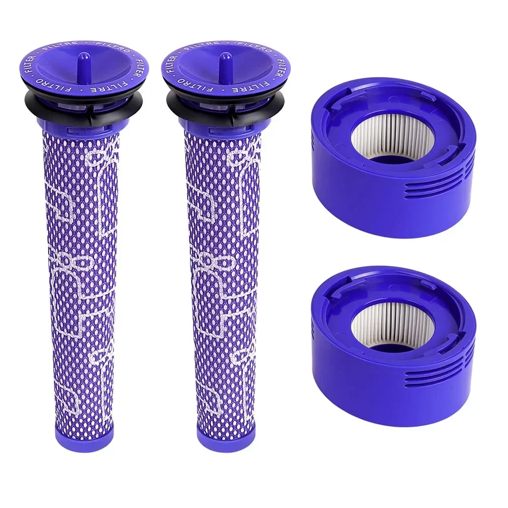 Kit de fixation de filtre pour aspirateurs sans fil Dyson V7 V8, accessoires pré-filtre et post-filtre HEPA, pièces de rechange