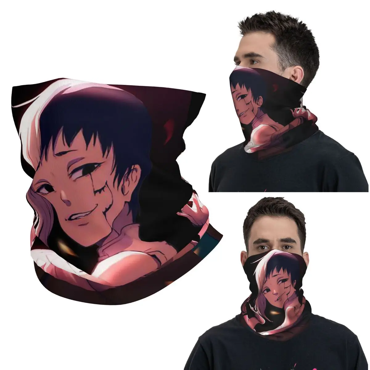 

Gen Asagiri Dr Stone Apan Anime Bandana Neck Gaiter Printed Mask Scarf Multi-use Balaclava Hiking Fishing