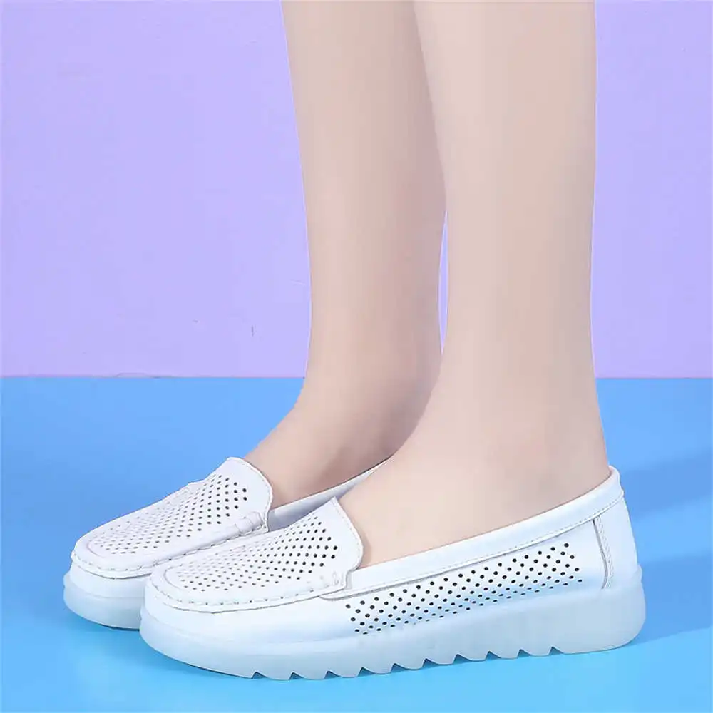 Small Numbers High Sole Beige Sneakers For Women Casual White Trainers For Women Orange Women's Shoes Sport Badkets Shors