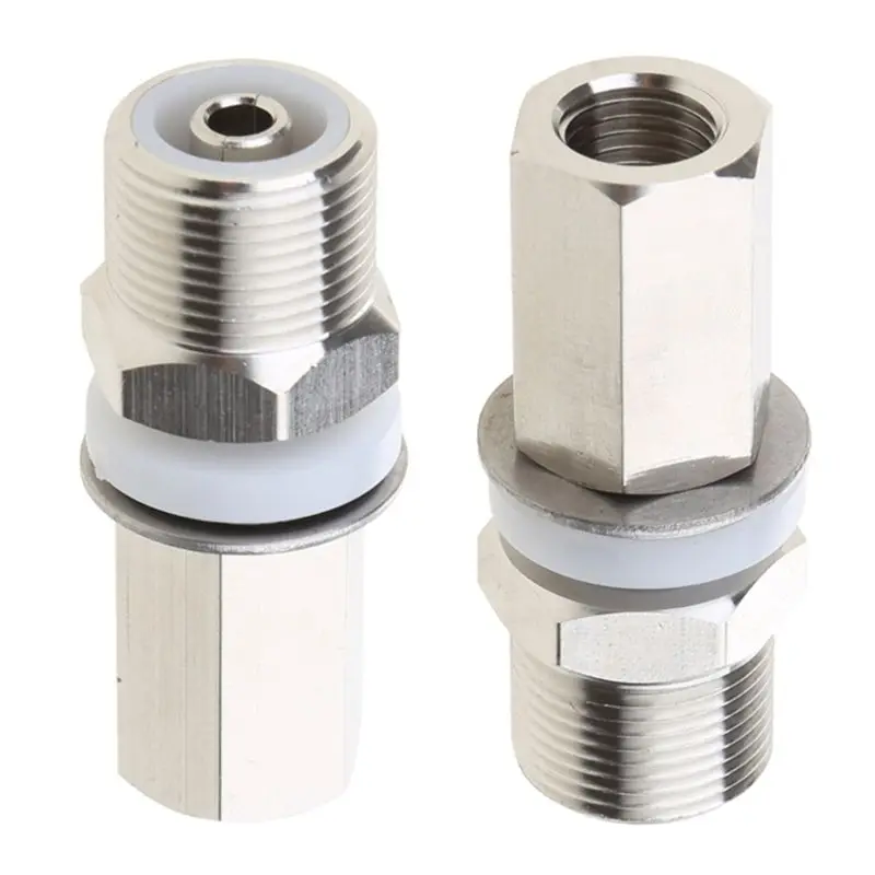 B63B-4X S216 3/8' 24 To SO239 Antenna Mount Adapter (SO-239) To 3/8-24 Threaded Antenna Mount Adapter